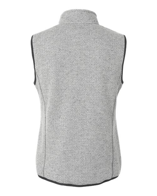 North End Women's Jasper Jacquard Fleece Vest NE731W