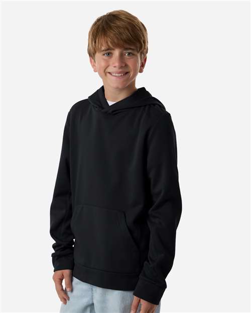 Team 365 Youth Squad Hooded Tech Fleece Pullover TT400Y