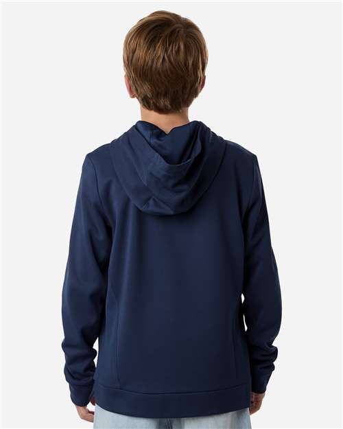 Team 365 Youth Squad Hooded Tech Fleece Pullover TT400Y