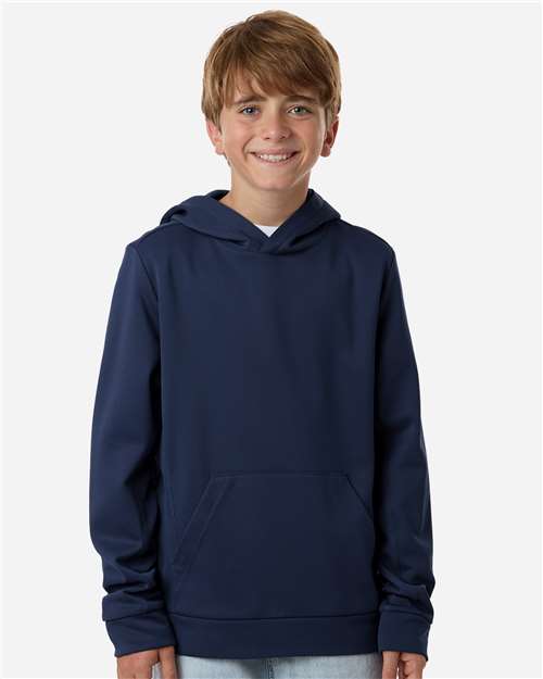 Team 365 Youth Squad Hooded Tech Fleece Pullover TT400Y