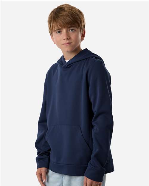 Team 365 Youth Squad Hooded Tech Fleece Pullover TT400Y