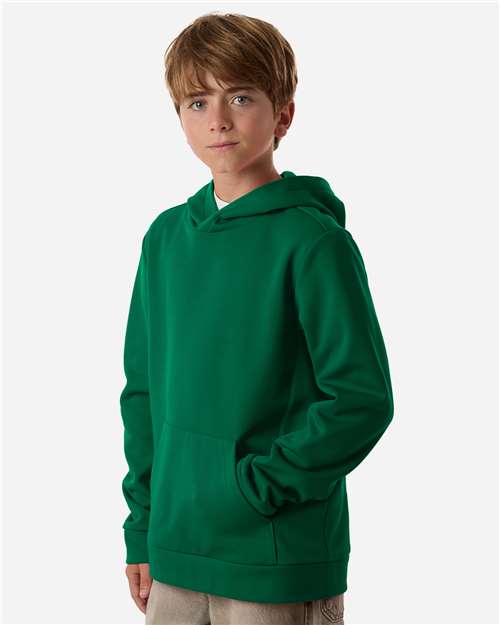 Team 365 Youth Squad Hooded Tech Fleece Pullover TT400Y