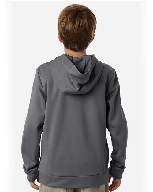 Team 365 Youth Squad Hooded Tech Fleece Pullover TT400Y
