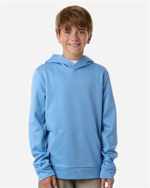 Team 365 Youth Squad Hooded Tech Fleece Pullover TT400Y