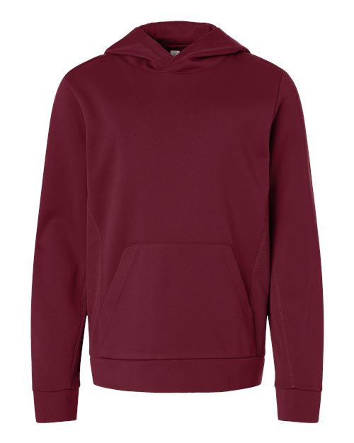 Team 365 Youth Squad Hooded Tech Fleece Pullover TT400Y