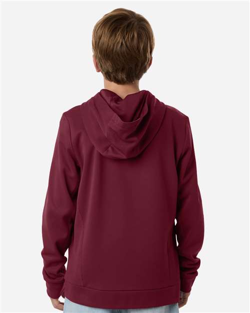 Team 365 Youth Squad Hooded Tech Fleece Pullover TT400Y