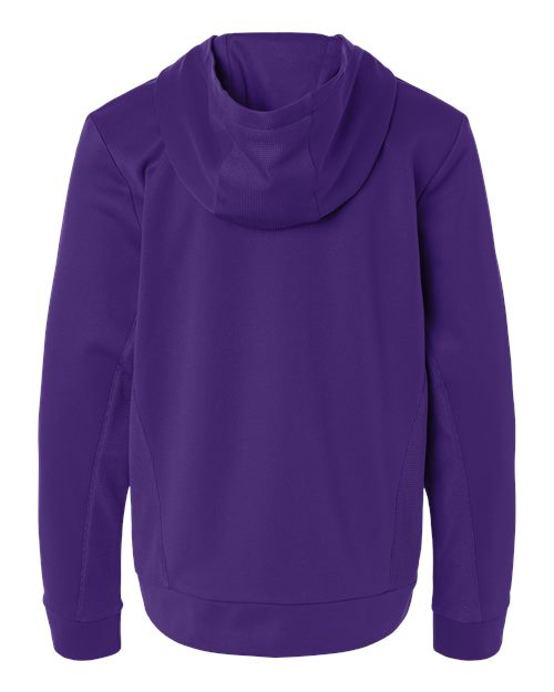 Team 365 Youth Squad Hooded Tech Fleece Pullover TT400Y