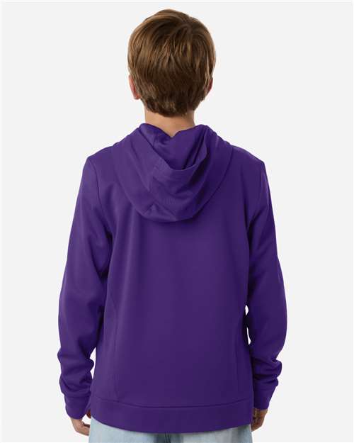 Team 365 Youth Squad Hooded Tech Fleece Pullover TT400Y