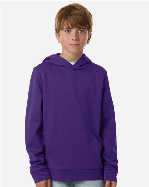 Team 365 Youth Squad Hooded Tech Fleece Pullover TT400Y