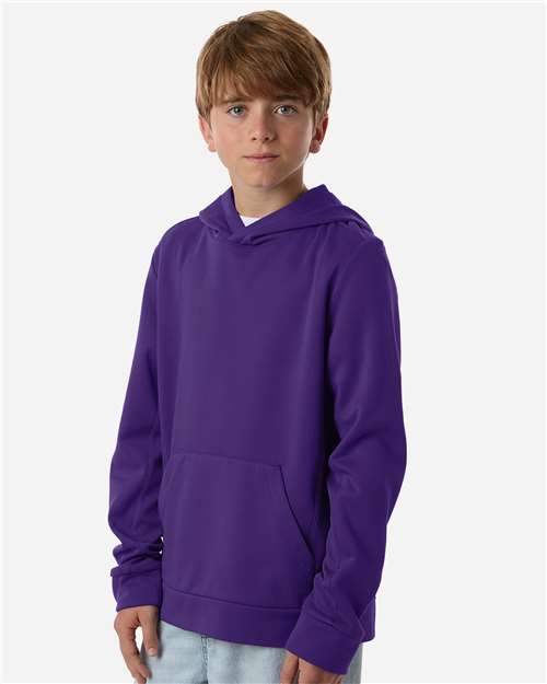 Team 365 Youth Squad Hooded Tech Fleece Pullover TT400Y