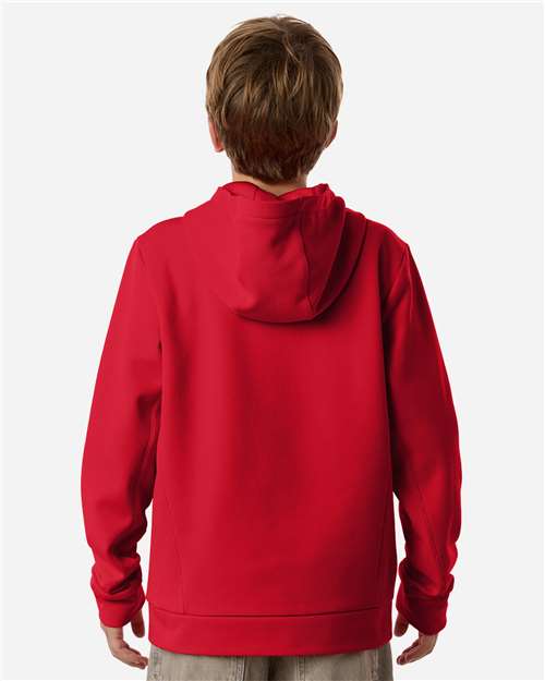 Team 365 Youth Squad Hooded Tech Fleece Pullover TT400Y