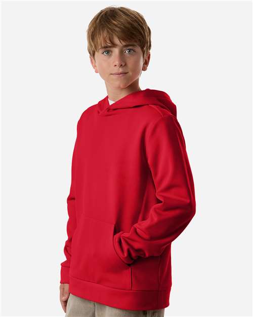 Team 365 Youth Squad Hooded Tech Fleece Pullover TT400Y
