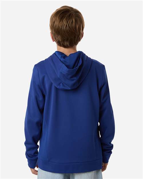 Team 365 Youth Squad Hooded Tech Fleece Pullover TT400Y