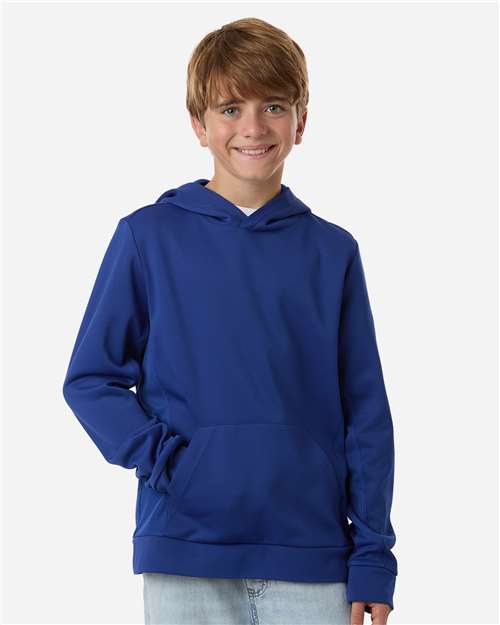 Team 365 Youth Squad Hooded Tech Fleece Pullover TT400Y