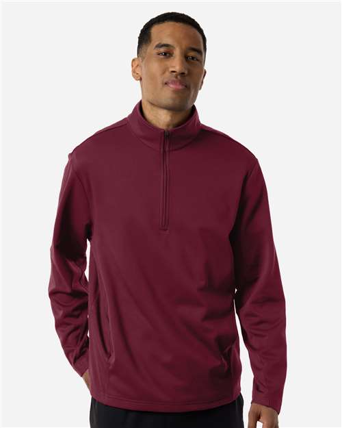 Team 365 Unisex Squad Cadet Quarter-Zip Tech Fleece Pullover TT401