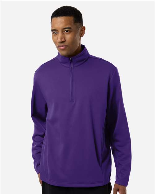 Team 365 Unisex Squad Cadet Quarter-Zip Tech Fleece Pullover TT401
