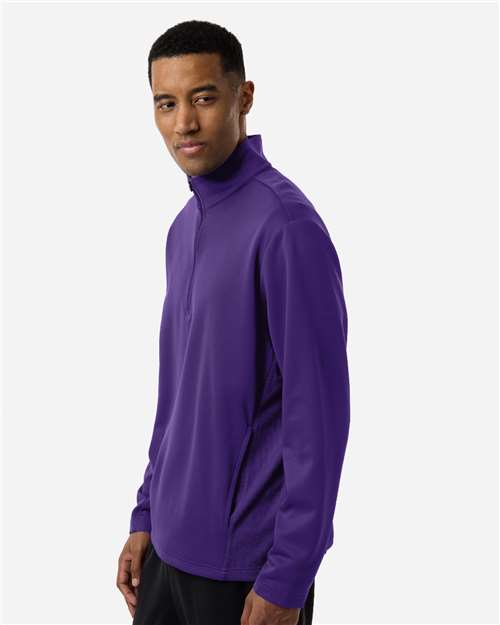 Team 365 Unisex Squad Cadet Quarter-Zip Tech Fleece Pullover TT401
