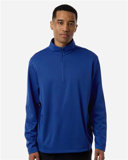 Team 365 Unisex Squad Cadet Quarter-Zip Tech Fleece Pullover TT401