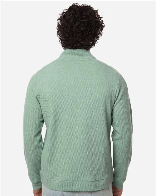 North End Men's Spirit Textured Quarter-Zip Pullover NE725