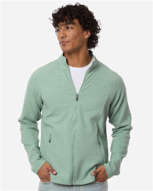 North End Men's Spirit Textured Full-Zip NE727