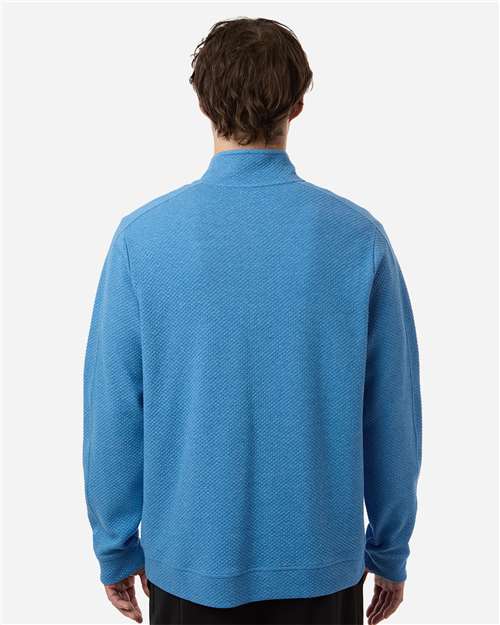 North End Men's Spirit Textured Quarter-Zip Pullover NE725