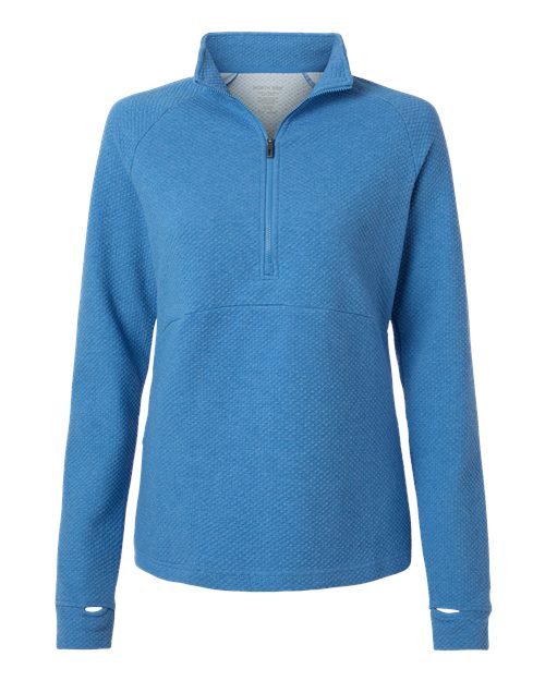 North End Women's Spirit Textured Quarter-Zip Pullover NE725W