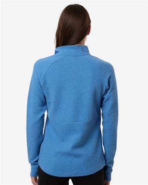 North End Women's Spirit Textured Quarter-Zip Pullover NE725W