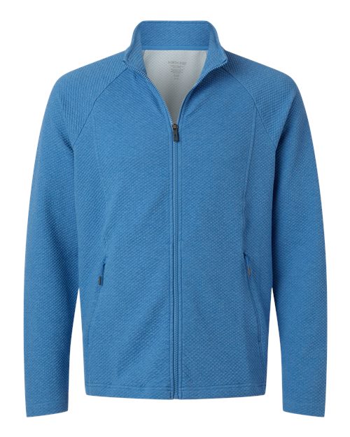 North End Men's Spirit Textured Full-Zip NE727