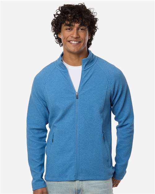 North End Men's Spirit Textured Full-Zip NE727