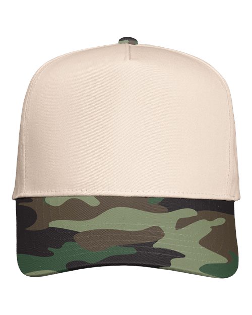 Valucap Five-Panel Twill Cap 8869