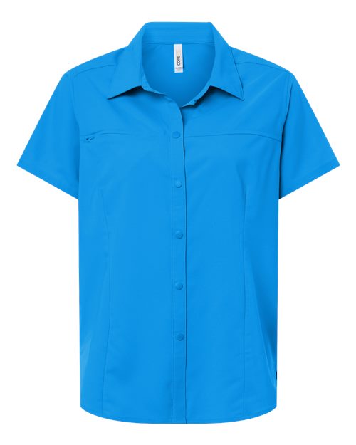 CORE365 Women's UltraUVP Shoreline Short Sleeve Staff Shirt CE520W