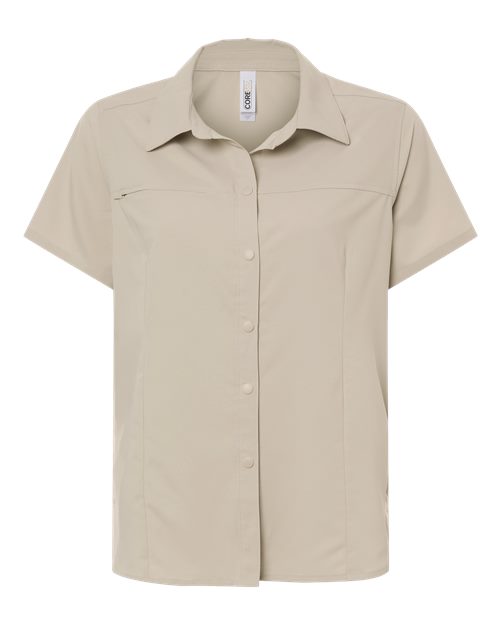 CORE365 Women's UltraUVP Shoreline Short Sleeve Staff Shirt CE520W