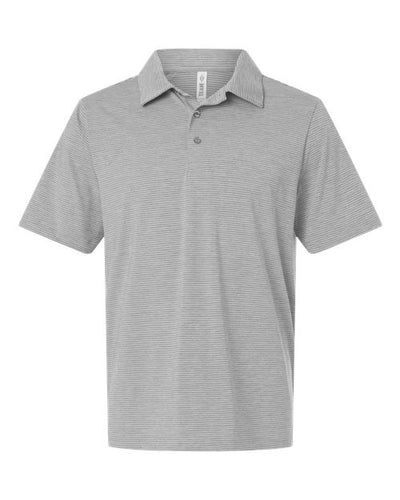 Heathered Stripe Polo