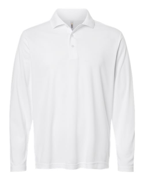 CORE365 Men's Nova Performance Long Sleeve Pique Polo CE108L