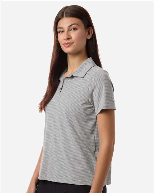 Team 365 Women's Relay Heathered Stripe Polo TT125W