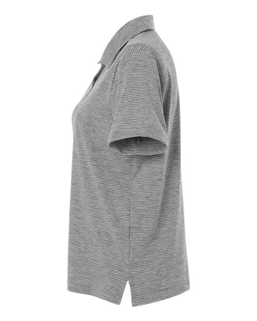 Team 365 Women's Relay Heathered Stripe Polo TT125W