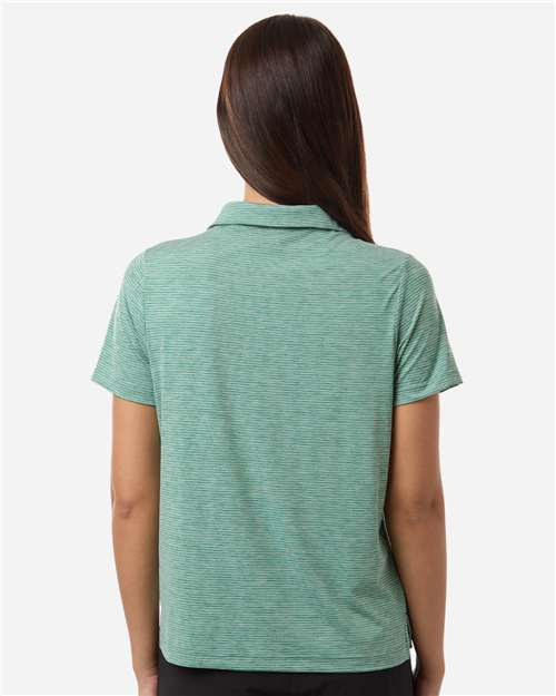 Team 365 Women's Relay Heathered Stripe Polo TT125W