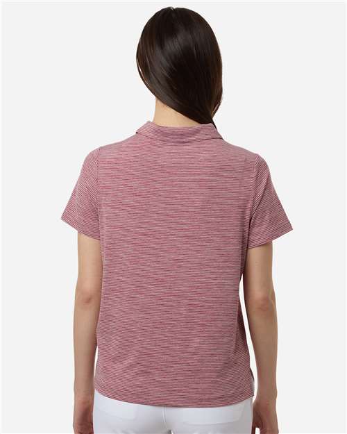 Team 365 Women's Relay Heathered Stripe Polo TT125W
