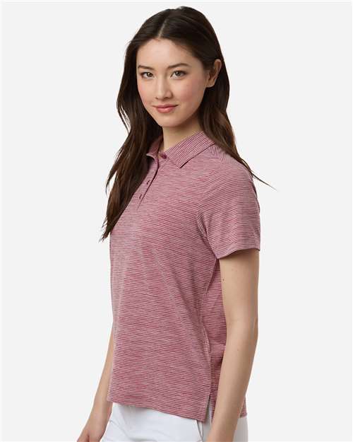 Team 365 Women's Relay Heathered Stripe Polo TT125W