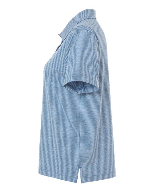 Team 365 Women's Relay Heathered Stripe Polo TT125W