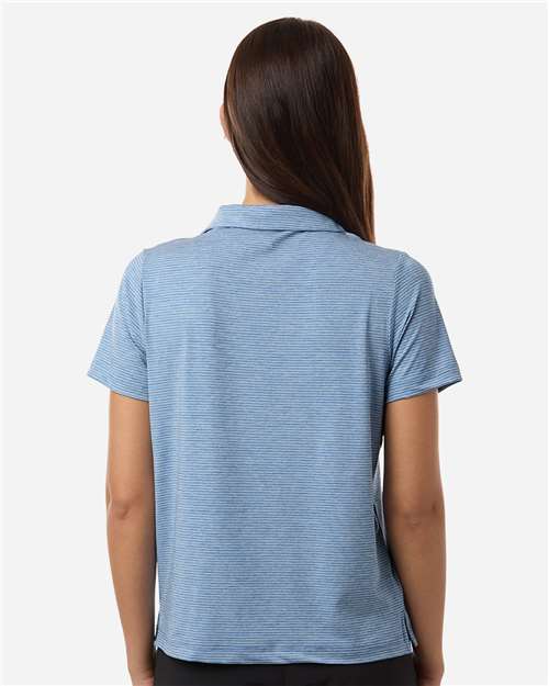 Team 365 Women's Relay Heathered Stripe Polo TT125W