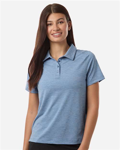 Team 365 Women's Relay Heathered Stripe Polo TT125W