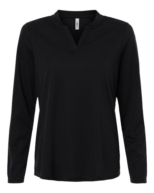 CORE365 Women's Nova Performance Long Sleeve Pique Polo CE108LW