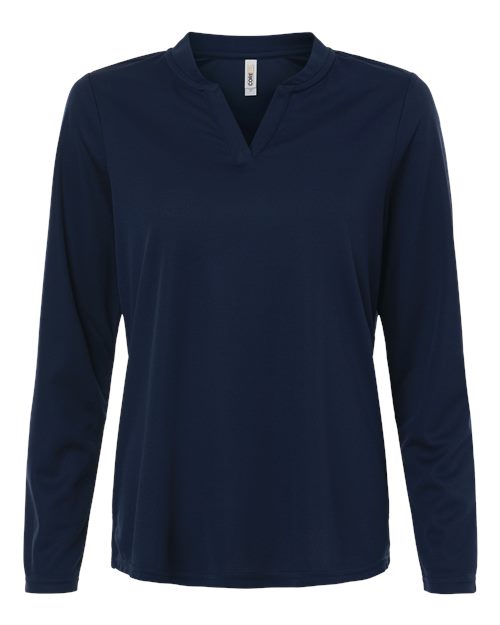 CORE365 Women's Nova Performance Long Sleeve Pique Polo CE108LW