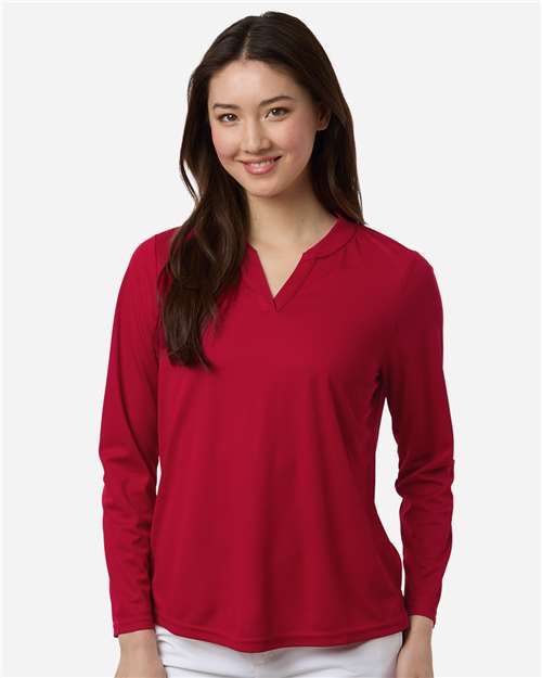 CORE365 Women's Nova Performance Long Sleeve Pique Polo CE108LW