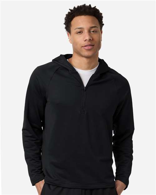 Team 365 Men's Qualify Quarter-Zip Hooded Pullover TT200