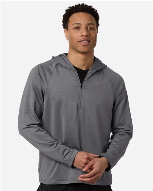 Team 365 Men's Qualify Quarter-Zip Hooded Pullover TT200