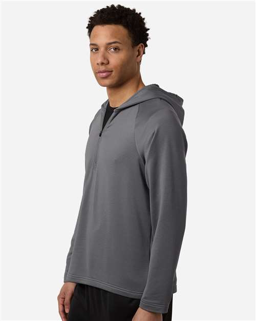 Team 365 Men's Qualify Quarter-Zip Hooded Pullover TT200