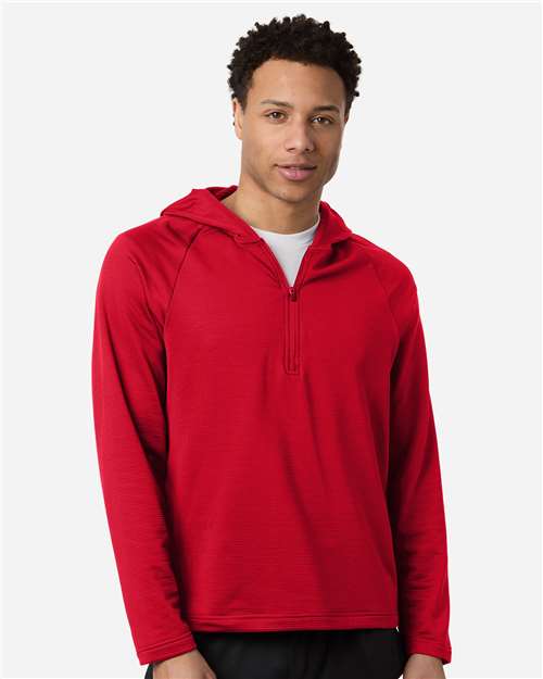Team 365 Men's Qualify Quarter-Zip Hooded Pullover TT200