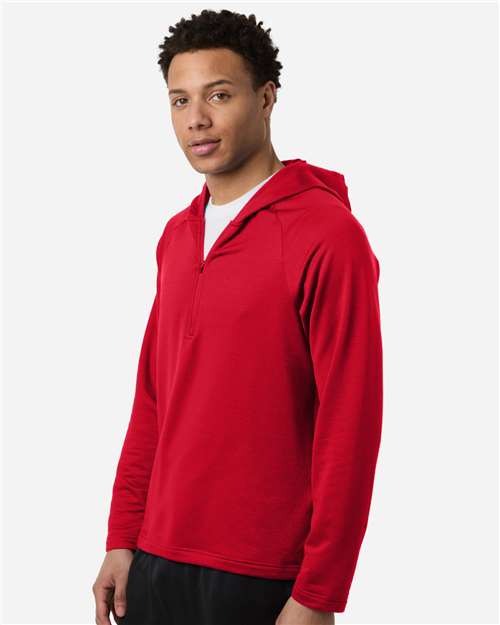 Team 365 Men's Qualify Quarter-Zip Hooded Pullover TT200
